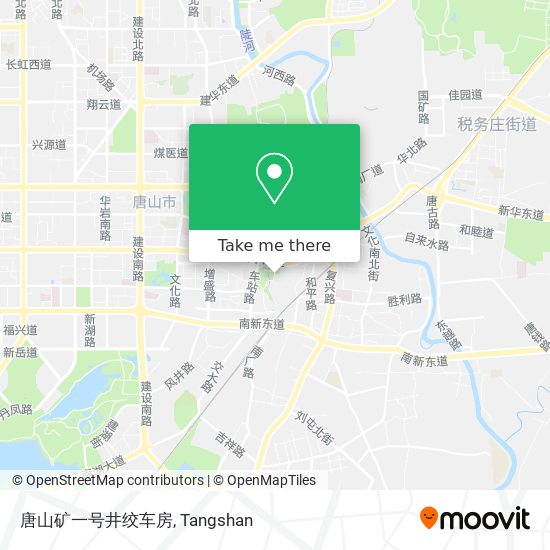 唐山矿一号井绞车房 map