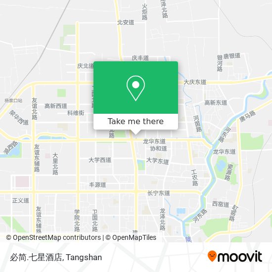 必简.七星酒店 map