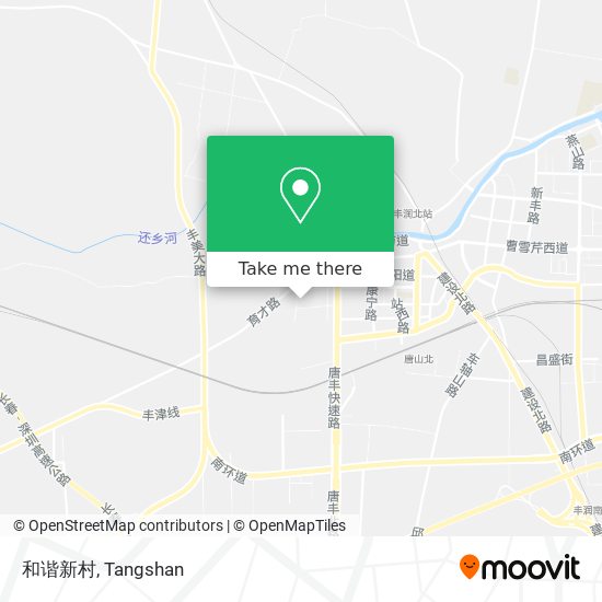 和谐新村 map