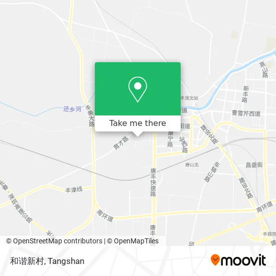 和谐新村 map