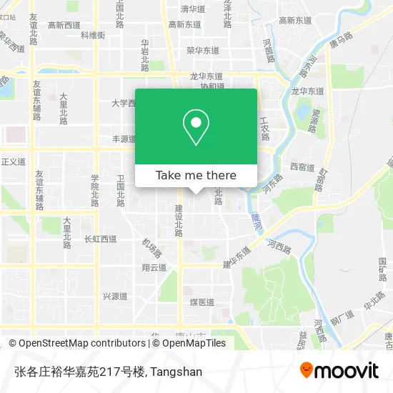 张各庄裕华嘉苑217号楼 map
