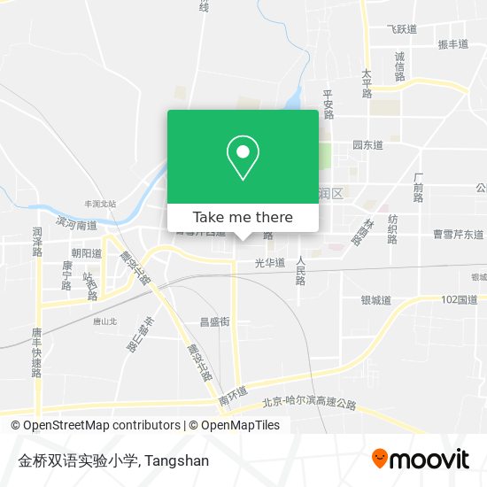 金桥双语实验小学 map