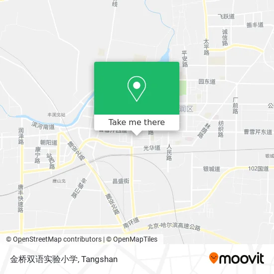 金桥双语实验小学 map