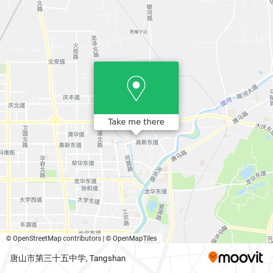 唐山市第三十五中学 map