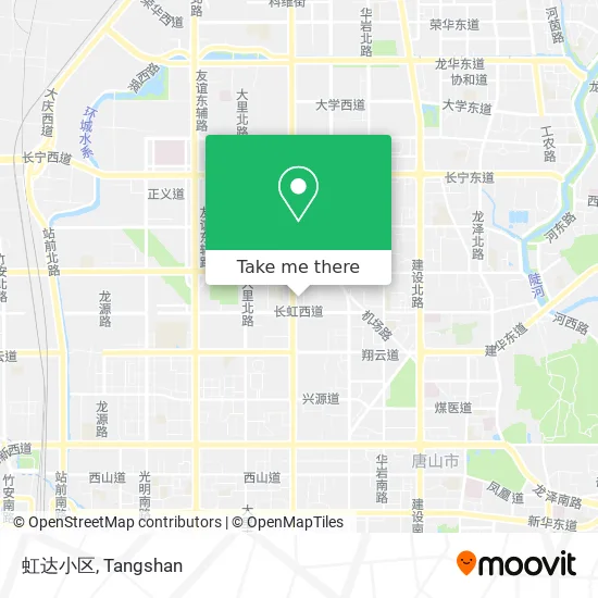 虹达小区 map