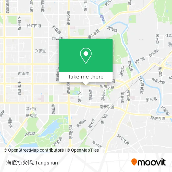 海底捞火锅 map
