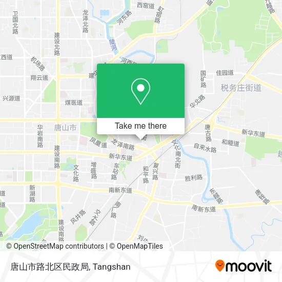唐山市路北区民政局 map