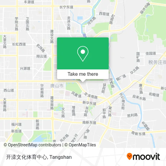 开滦文化体育中心 map