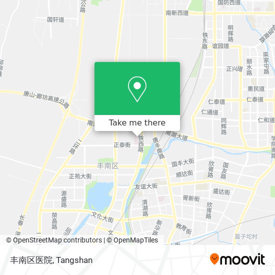 丰南区医院 map
