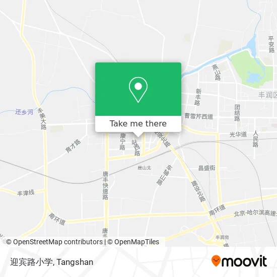 迎宾路小学 map