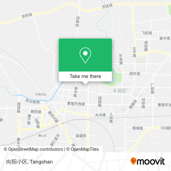 向阳小区 map