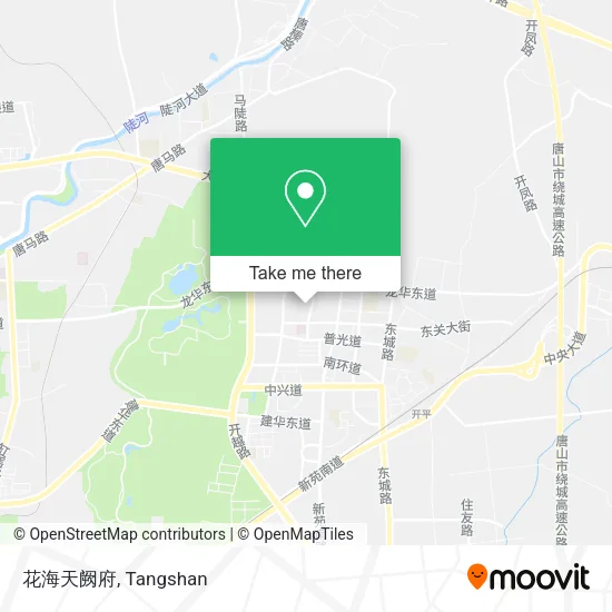 花海天阙府 map