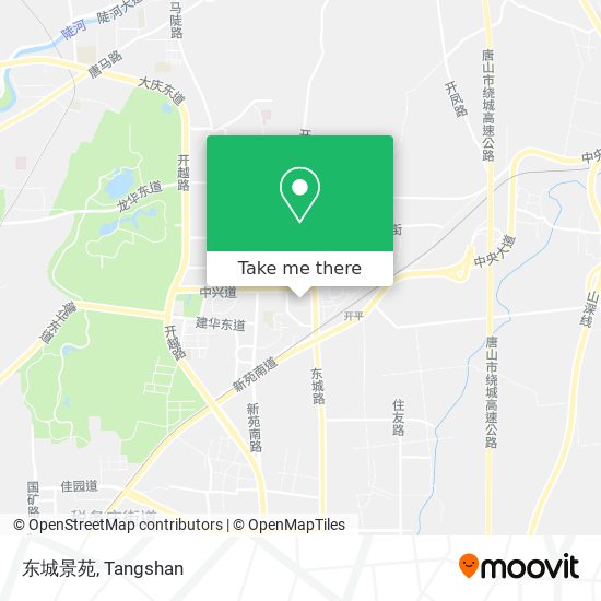 东城景苑 map
