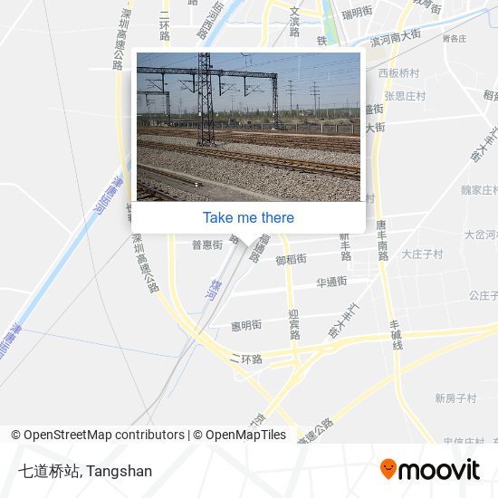 七道桥站 map