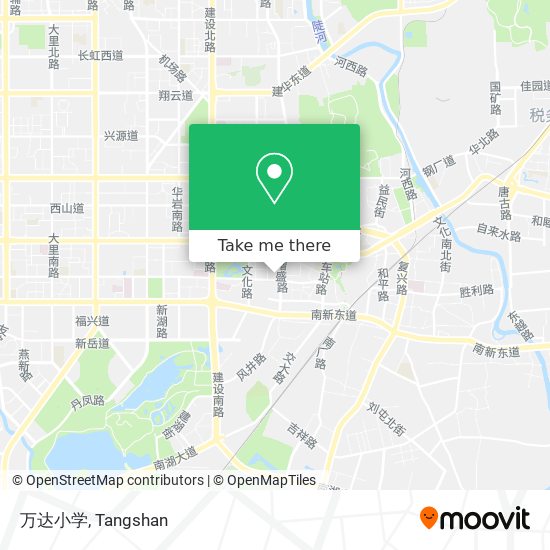 万达小学 map