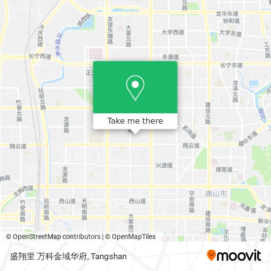 盛翔里 万科金域华府 map