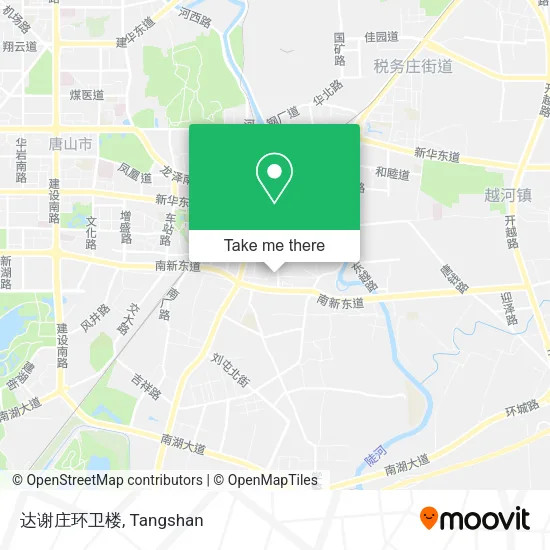 达谢庄环卫楼 map
