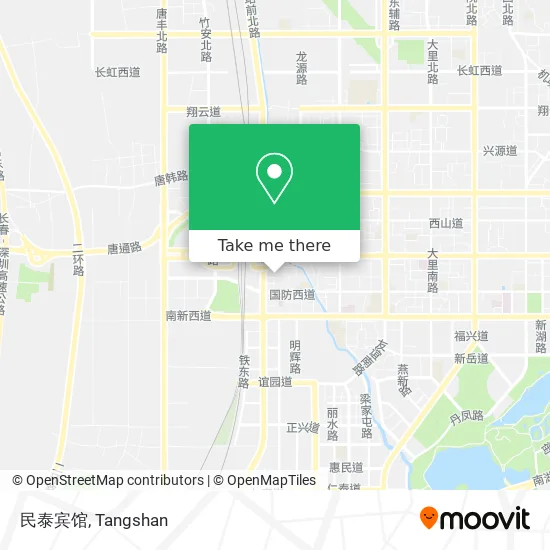 民泰宾馆 map