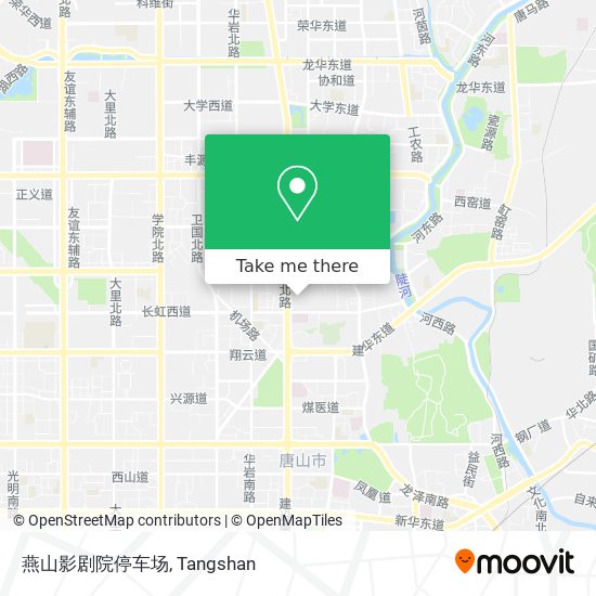 燕山影剧院停车场 map