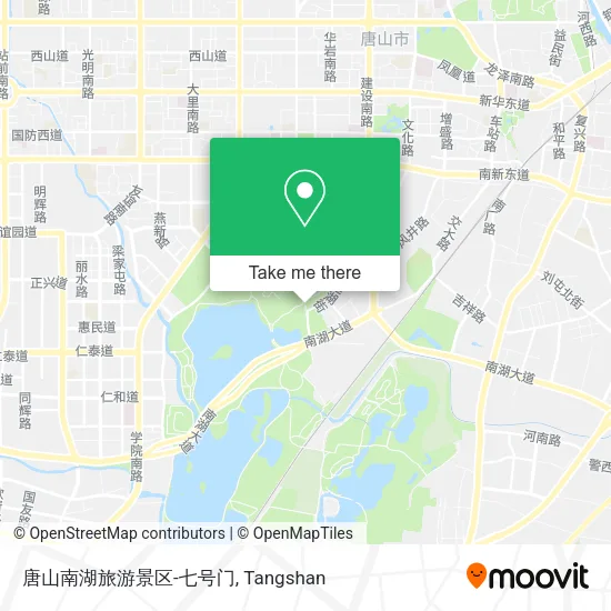 唐山南湖旅游景区-七号门 map