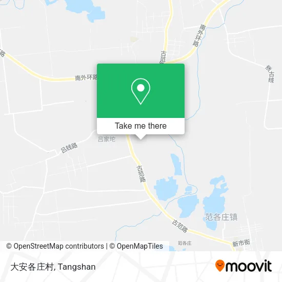 大安各庄村 map