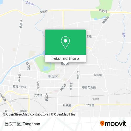 园东二区 map