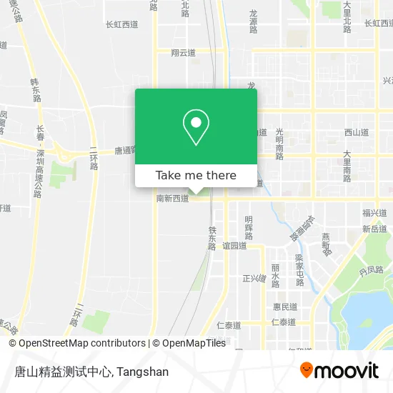 唐山精益测试中心 map