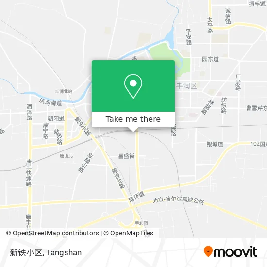 新铁小区 map