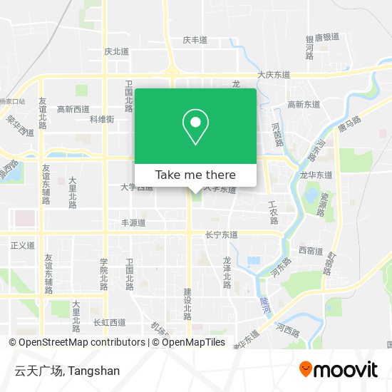 云天广场 map