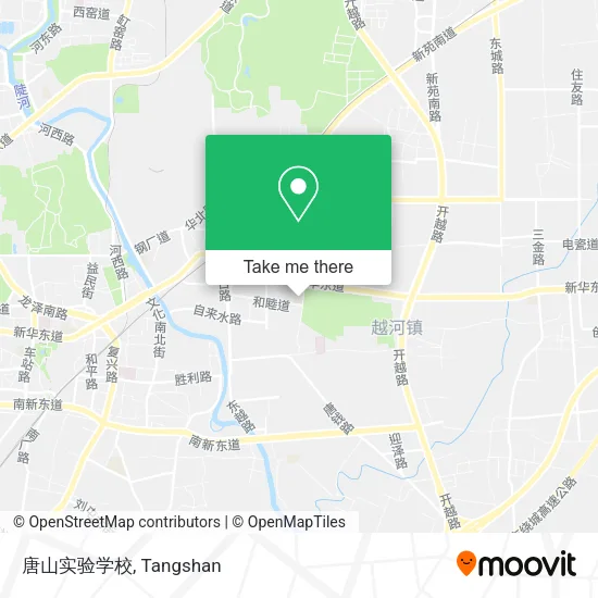唐山实验学校 map
