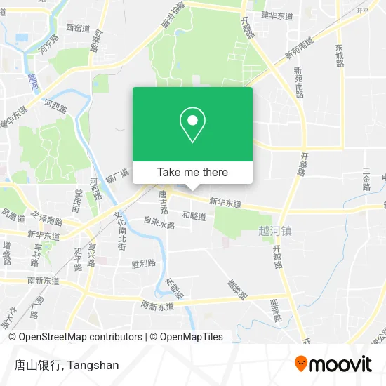 唐山银行 map