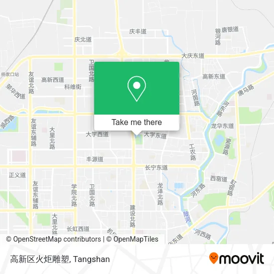 高新区火炬雕塑 map