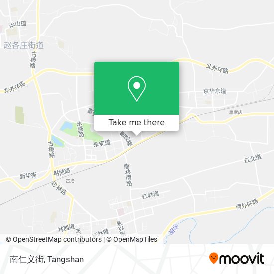 南仁义街 map