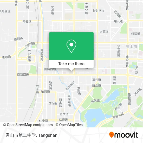 唐山市第二中学 map