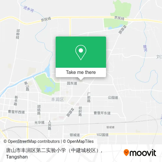 唐山市丰润区第二实验小学（中建城校区） map