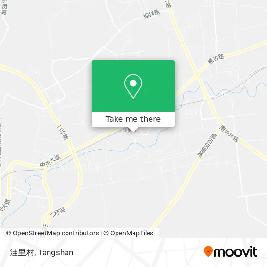洼里村 map