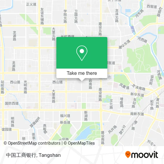 中国工商银行 map