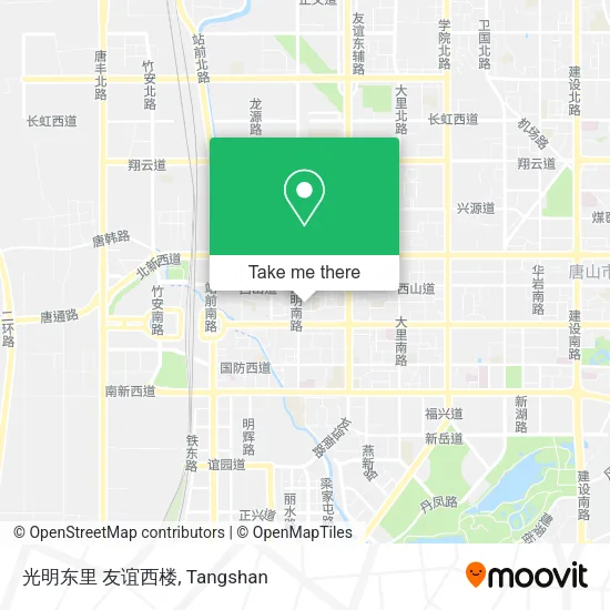 光明东里 友谊西楼 map