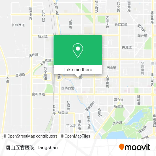 唐山五官医院 map