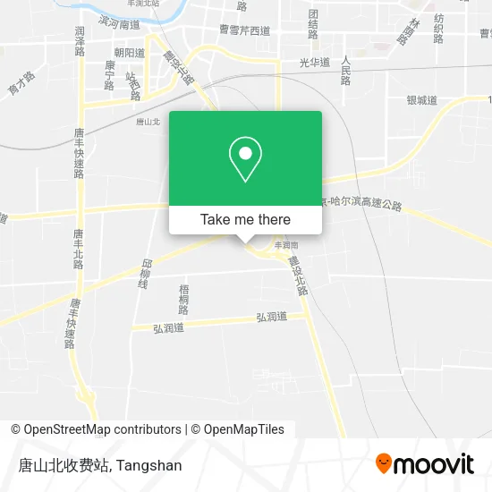 唐山北收费站 map