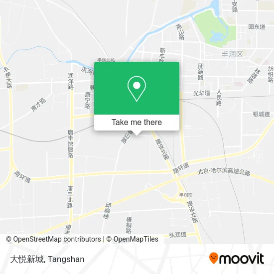 大悦新城 map