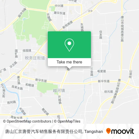 唐山汇京唐誉汽车销售服务有限责任公司 map