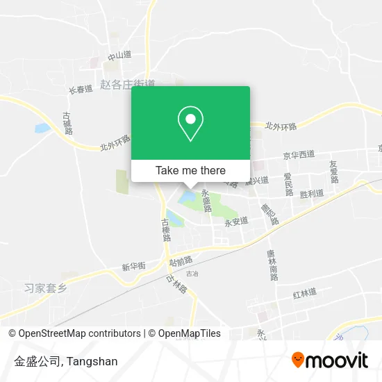 金盛公司 map