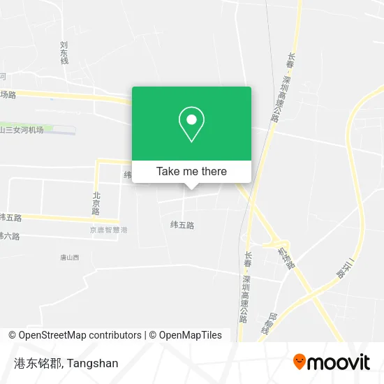 港东铭郡 map