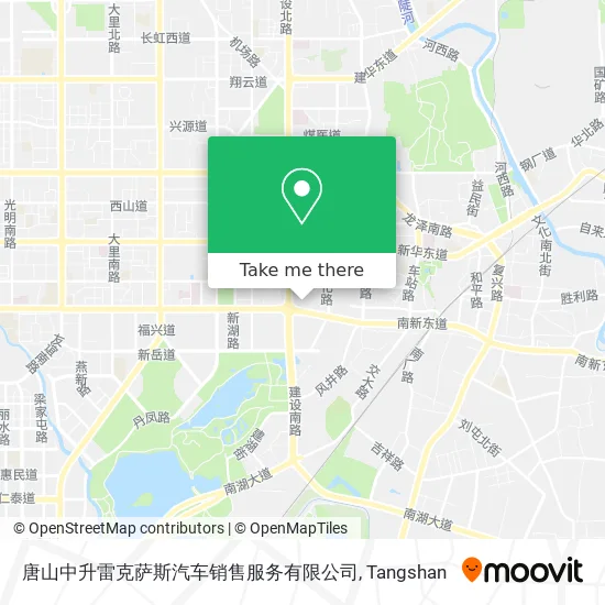 唐山中升雷克萨斯汽车销售服务有限公司 map
