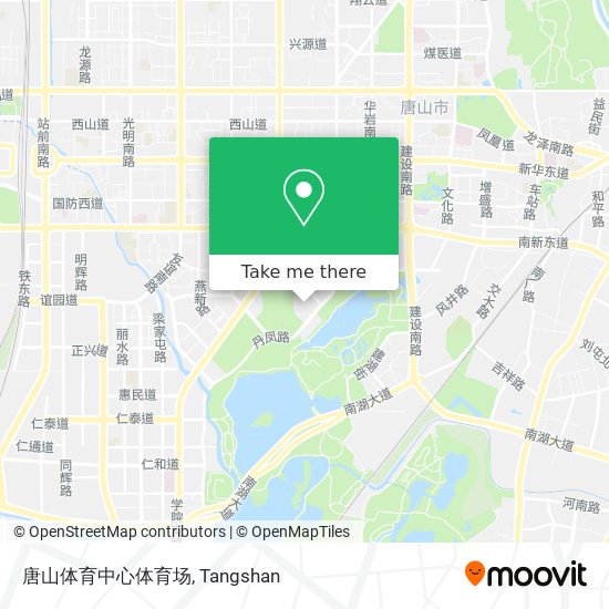 唐山体育中心体育场 map