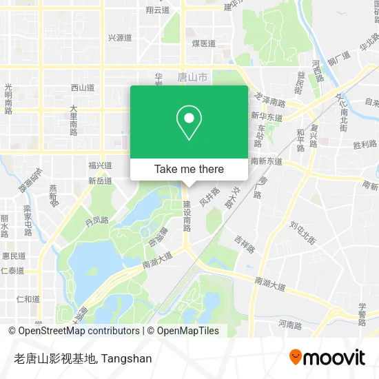 老唐山影视基地 map