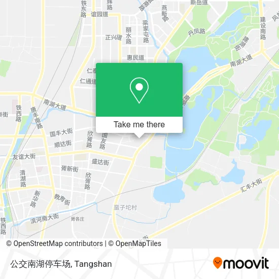 公交南湖停车场 map