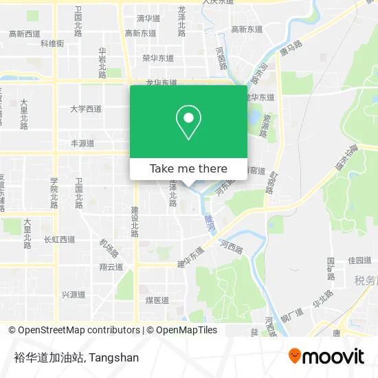 裕华道加油站 map