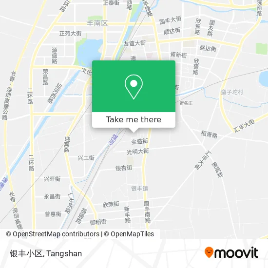 银丰小区 map